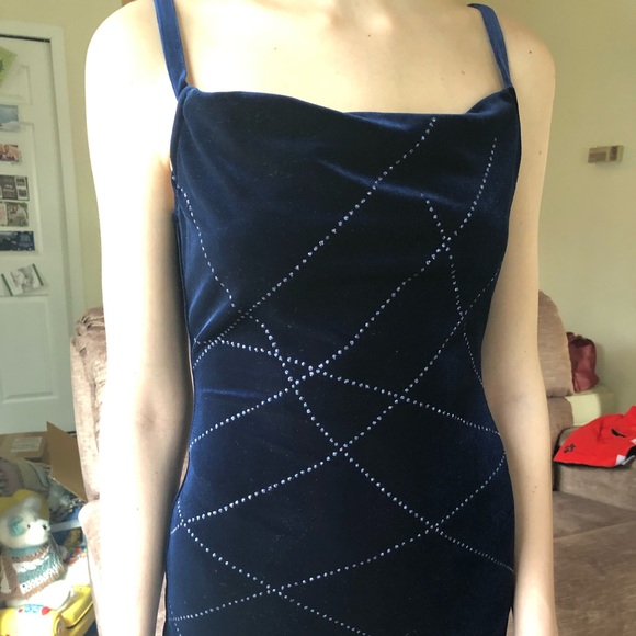 💋Gorgeous long velvet dress - Picture 2 of 5